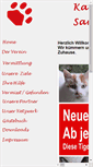 Mobile Screenshot of katzenschutzverein-samtpfote.de